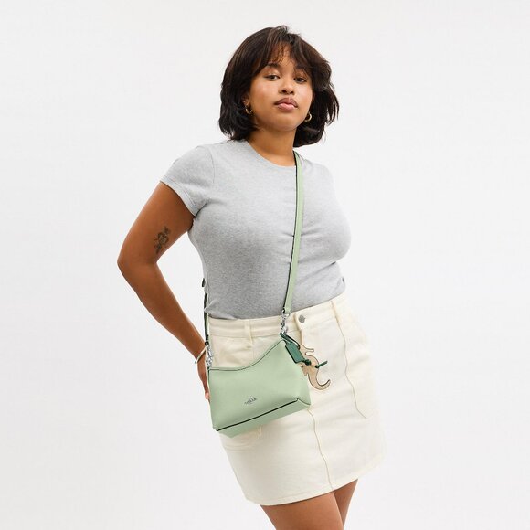 Laurel Small Shoulder Bag With Seahorse Charm - Picture 8 of 10